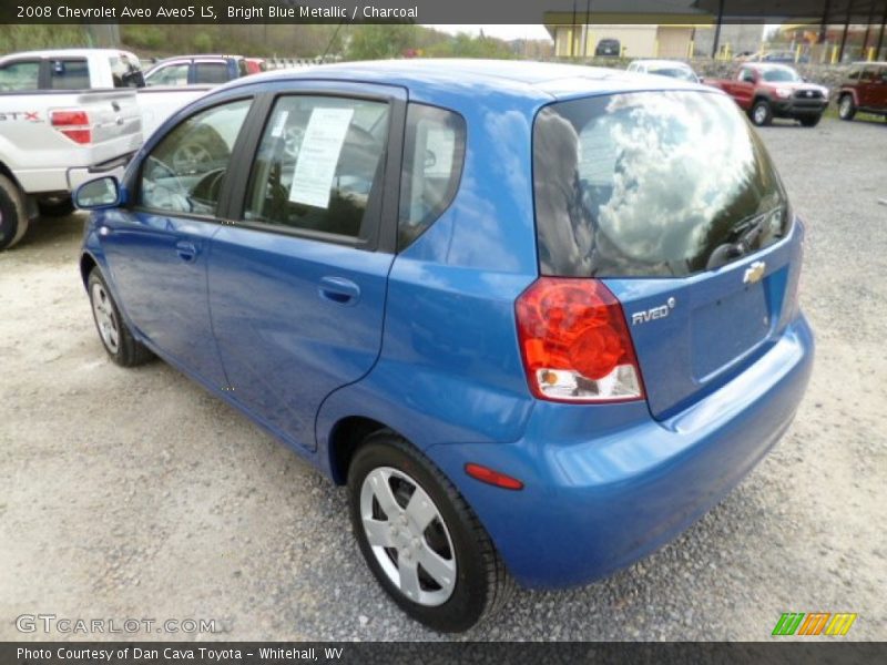 Bright Blue Metallic / Charcoal 2008 Chevrolet Aveo Aveo5 LS