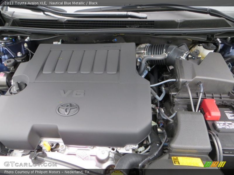 Nautical Blue Metallic / Black 2013 Toyota Avalon XLE