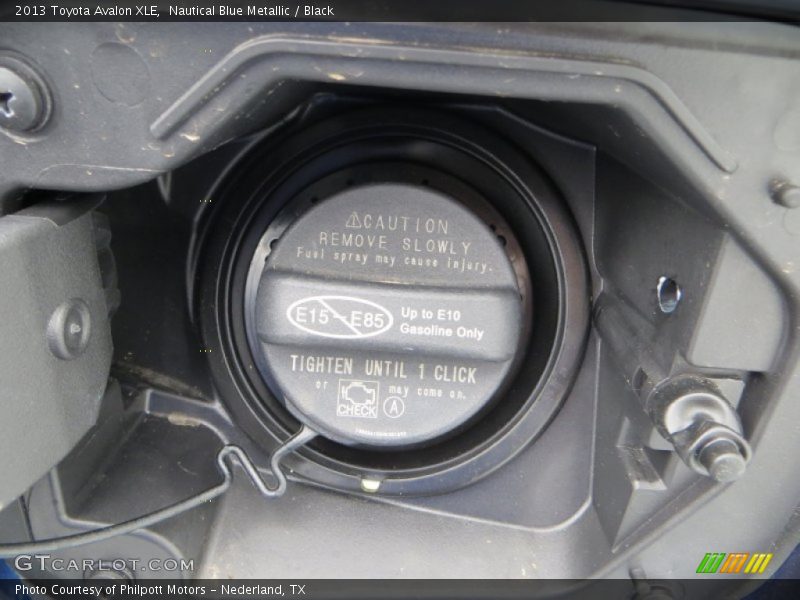 Nautical Blue Metallic / Black 2013 Toyota Avalon XLE