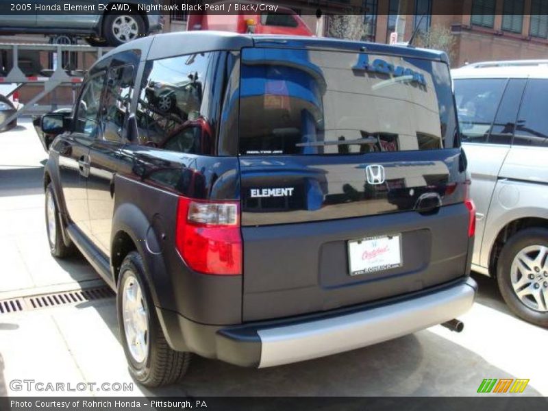 Nighthawk Black Pearl / Black/Gray 2005 Honda Element EX AWD