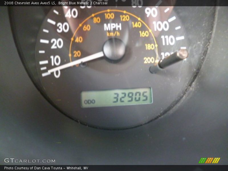 Bright Blue Metallic / Charcoal 2008 Chevrolet Aveo Aveo5 LS