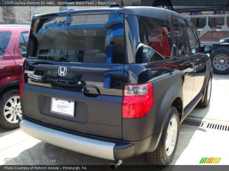 Nighthawk Black Pearl / Black/Gray 2005 Honda Element EX AWD