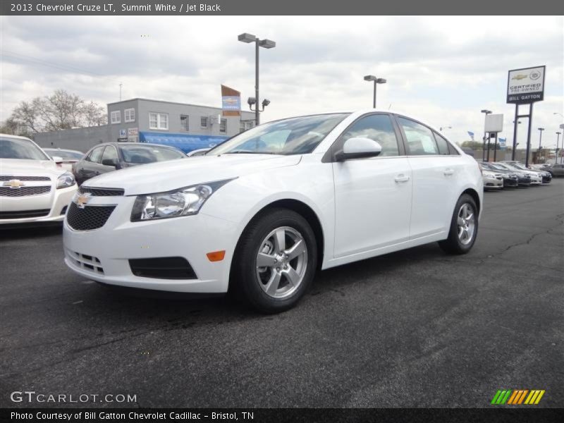 Summit White / Jet Black 2013 Chevrolet Cruze LT