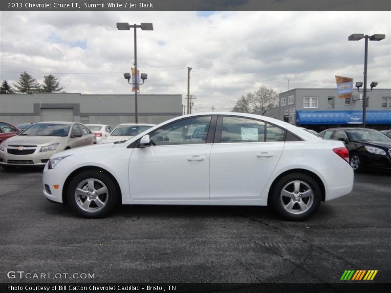 Summit White / Jet Black 2013 Chevrolet Cruze LT