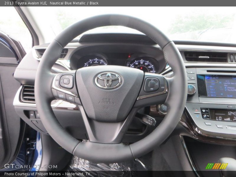 Nautical Blue Metallic / Black 2013 Toyota Avalon XLE