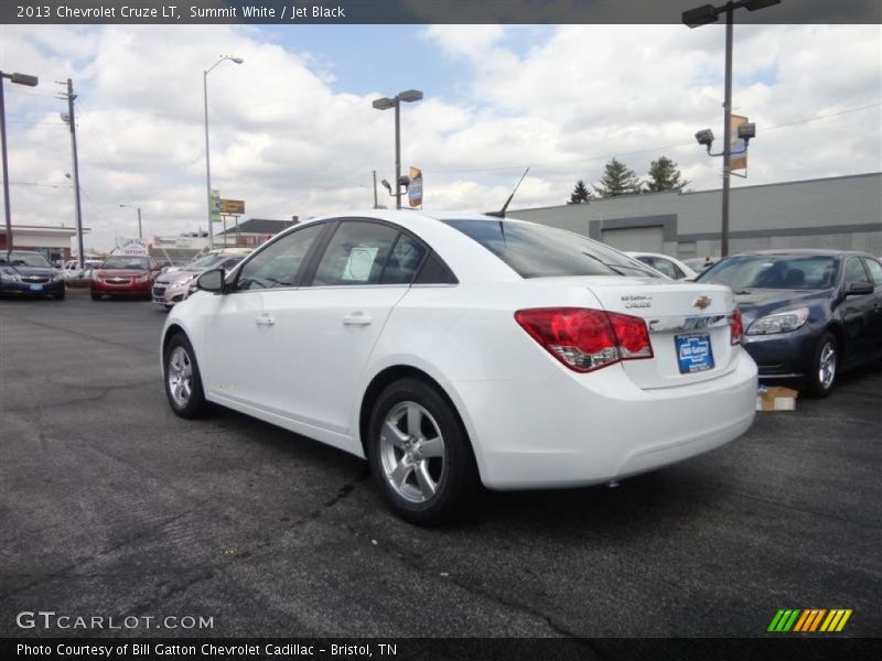 Summit White / Jet Black 2013 Chevrolet Cruze LT