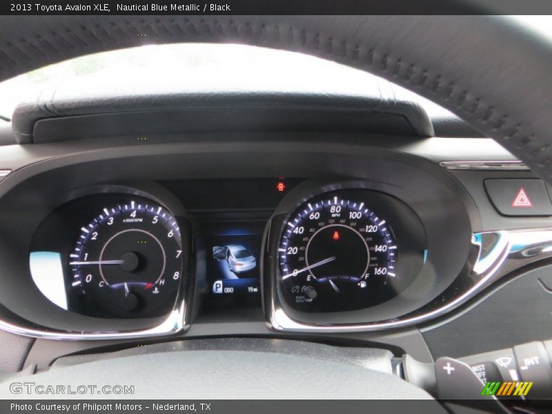 Nautical Blue Metallic / Black 2013 Toyota Avalon XLE