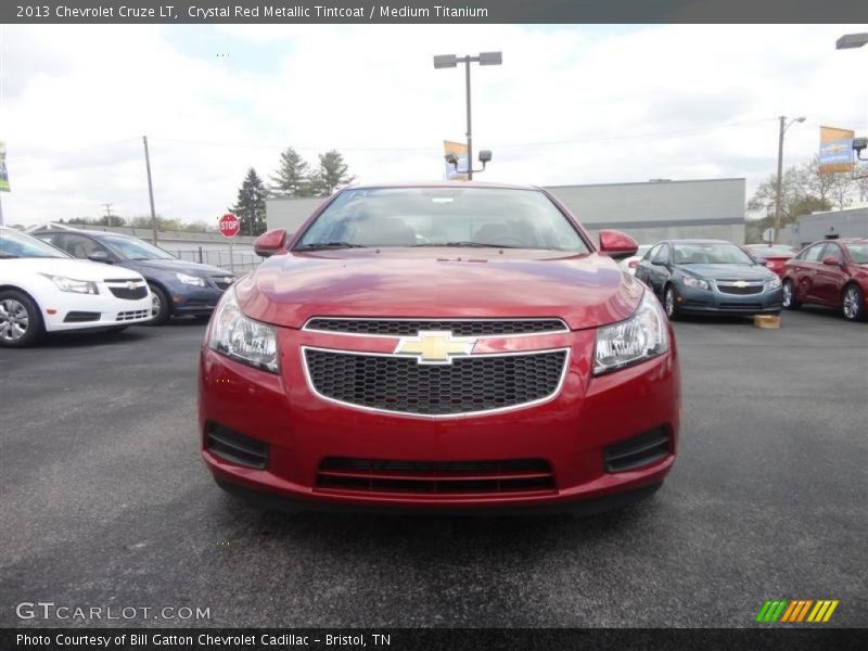 Crystal Red Metallic Tintcoat / Medium Titanium 2013 Chevrolet Cruze LT