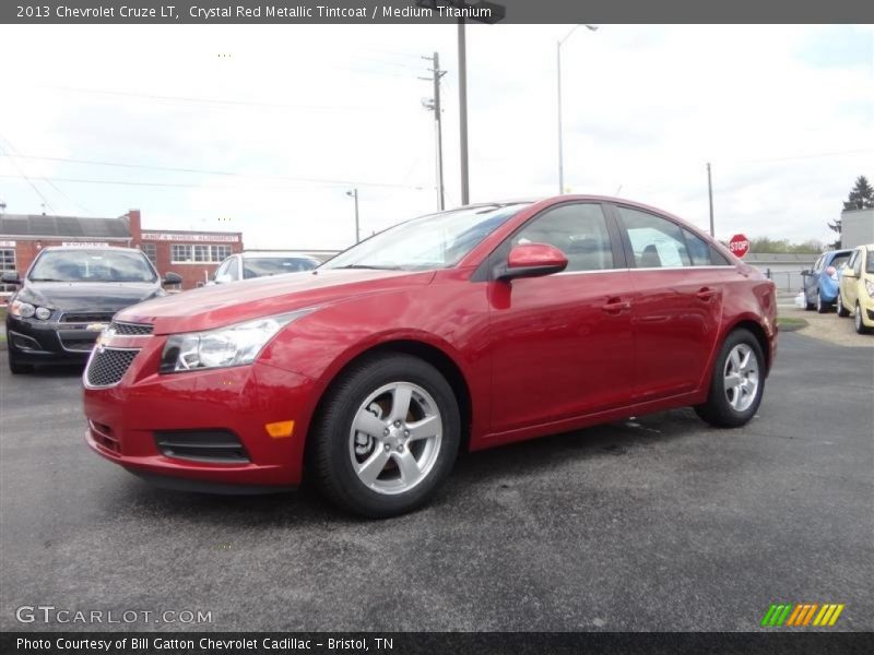 Crystal Red Metallic Tintcoat / Medium Titanium 2013 Chevrolet Cruze LT