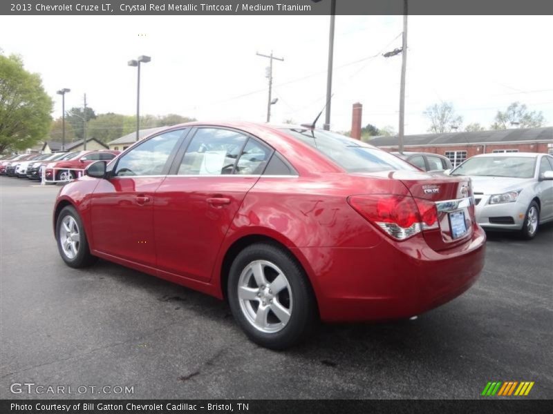 Crystal Red Metallic Tintcoat / Medium Titanium 2013 Chevrolet Cruze LT