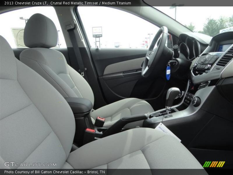 Crystal Red Metallic Tintcoat / Medium Titanium 2013 Chevrolet Cruze LT