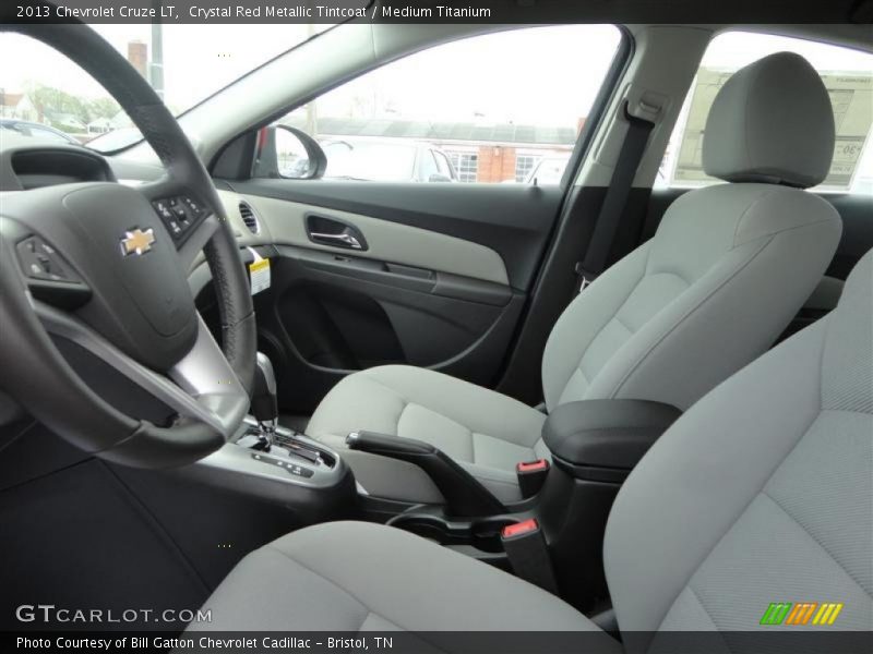 Crystal Red Metallic Tintcoat / Medium Titanium 2013 Chevrolet Cruze LT
