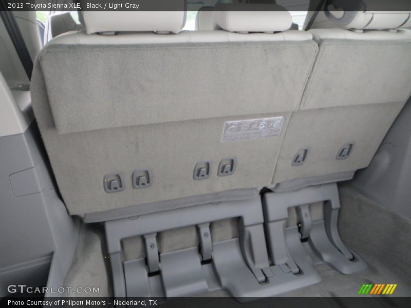 Black / Light Gray 2013 Toyota Sienna XLE