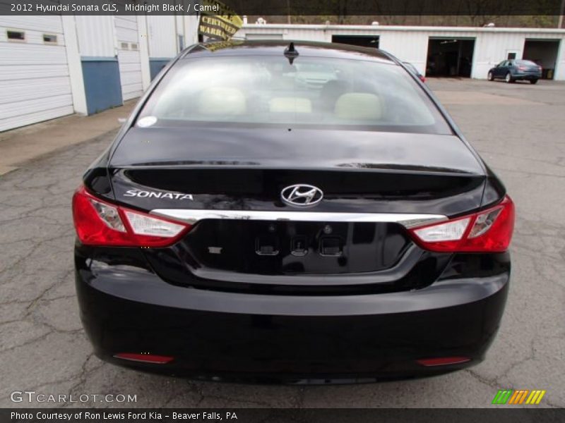 Midnight Black / Camel 2012 Hyundai Sonata GLS