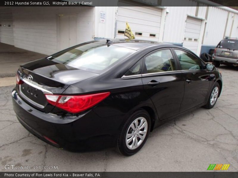 Midnight Black / Camel 2012 Hyundai Sonata GLS