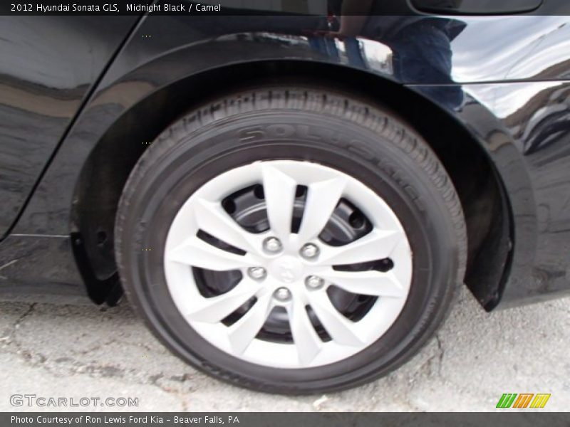 Midnight Black / Camel 2012 Hyundai Sonata GLS
