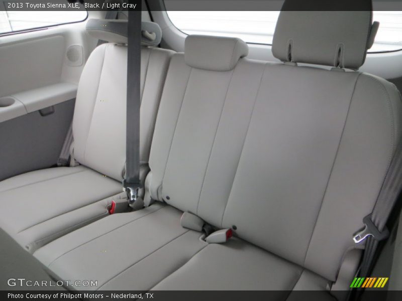 Black / Light Gray 2013 Toyota Sienna XLE