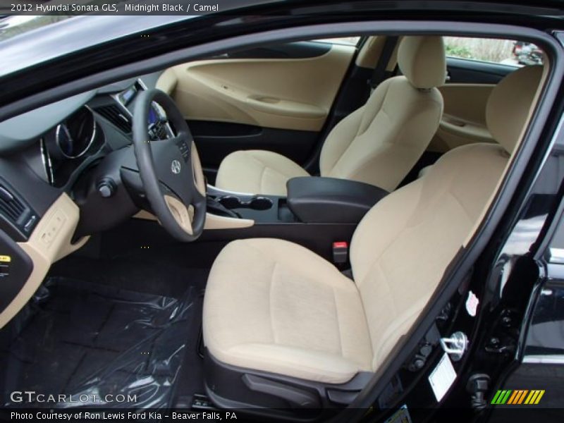 Midnight Black / Camel 2012 Hyundai Sonata GLS
