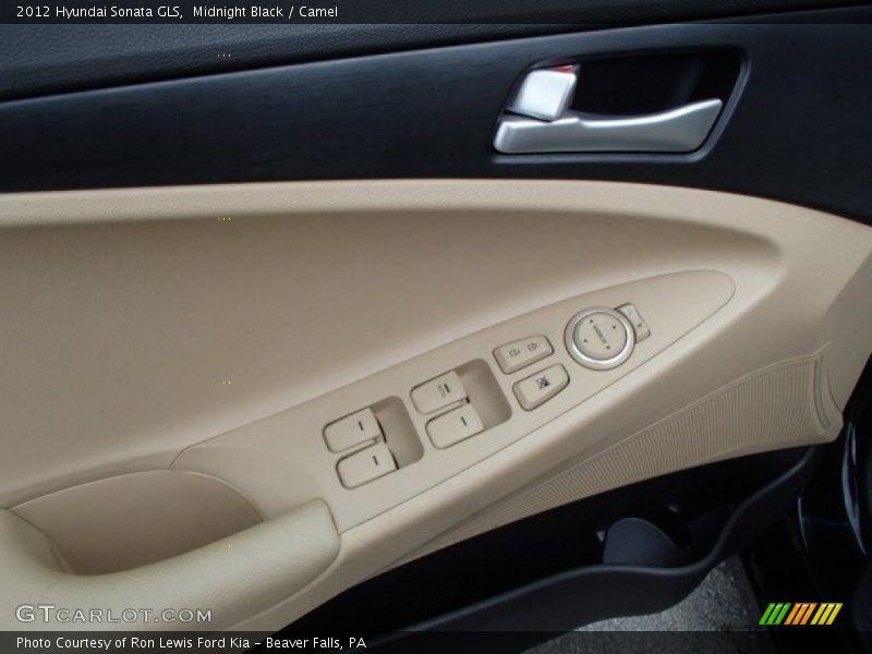 Midnight Black / Camel 2012 Hyundai Sonata GLS