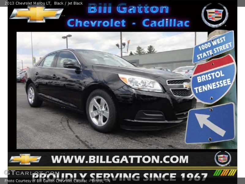 Black / Jet Black 2013 Chevrolet Malibu LT