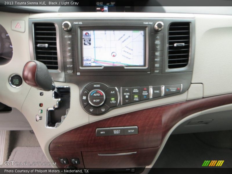 Black / Light Gray 2013 Toyota Sienna XLE