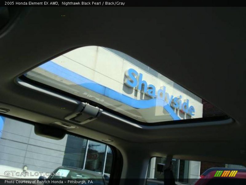 Nighthawk Black Pearl / Black/Gray 2005 Honda Element EX AWD