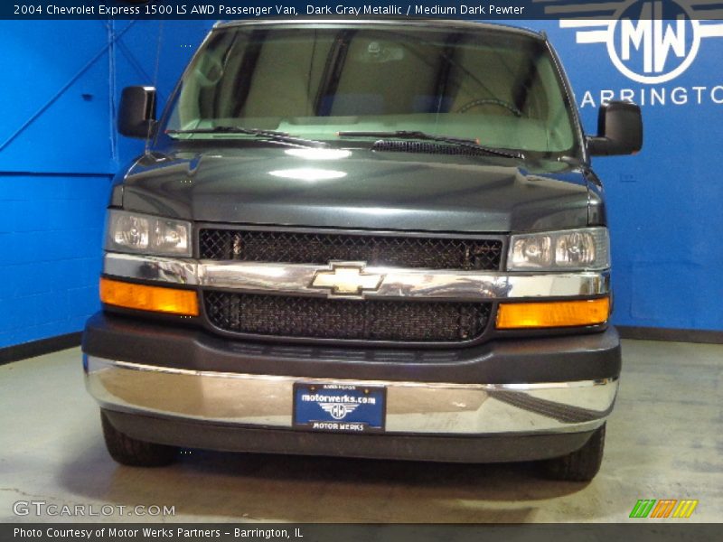 Dark Gray Metallic / Medium Dark Pewter 2004 Chevrolet Express 1500 LS AWD Passenger Van
