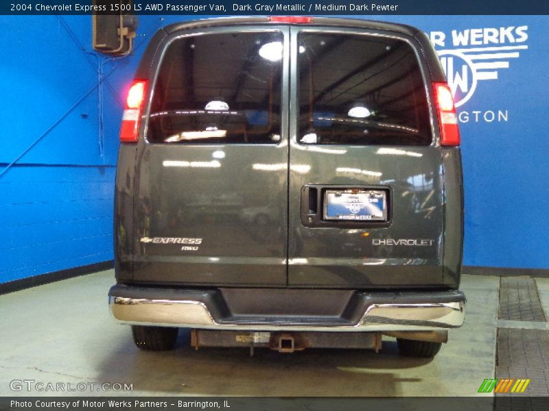 Dark Gray Metallic / Medium Dark Pewter 2004 Chevrolet Express 1500 LS AWD Passenger Van