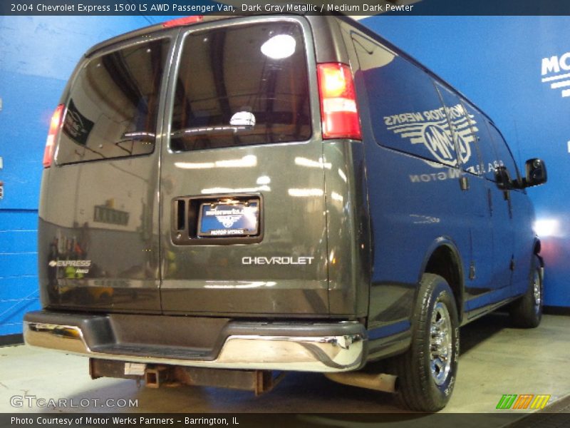 Dark Gray Metallic / Medium Dark Pewter 2004 Chevrolet Express 1500 LS AWD Passenger Van