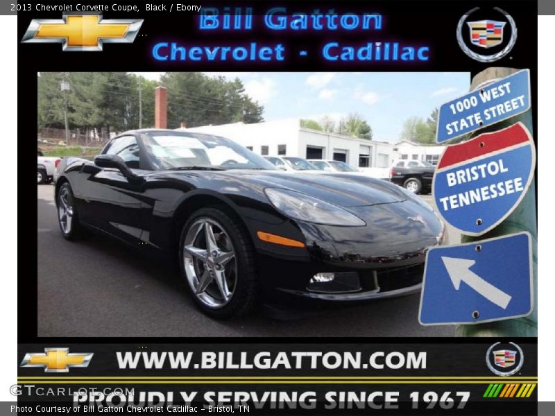 Black / Ebony 2013 Chevrolet Corvette Coupe