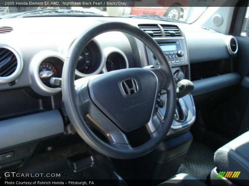 Nighthawk Black Pearl / Black/Gray 2005 Honda Element EX AWD