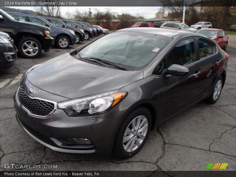 Gunmetal Gray / Gray 2014 Kia Forte EX