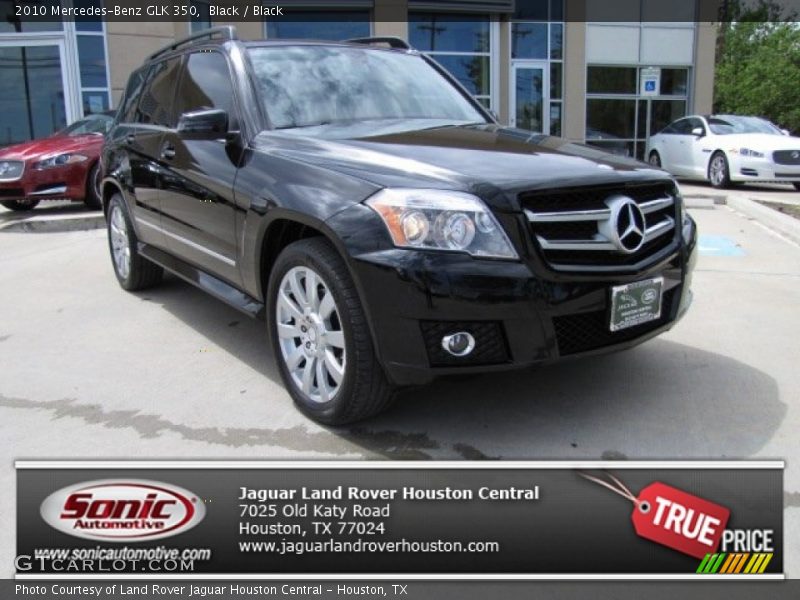 Black / Black 2010 Mercedes-Benz GLK 350