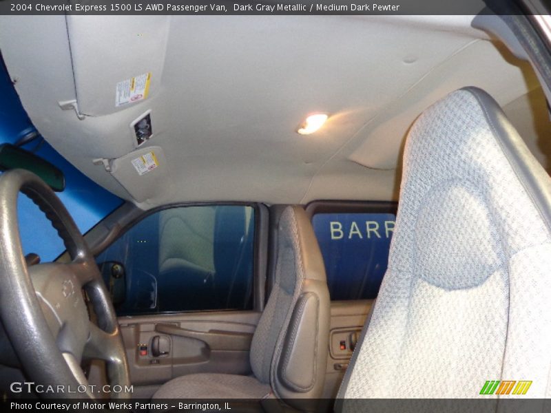 Dark Gray Metallic / Medium Dark Pewter 2004 Chevrolet Express 1500 LS AWD Passenger Van