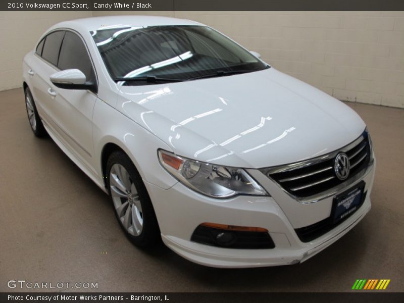 Candy White / Black 2010 Volkswagen CC Sport