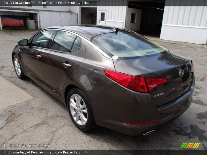 Metal Bronze Pearl Metallic / Beige 2013 Kia Optima EX