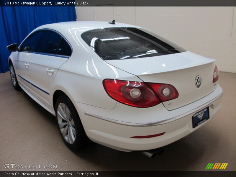 Candy White / Black 2010 Volkswagen CC Sport