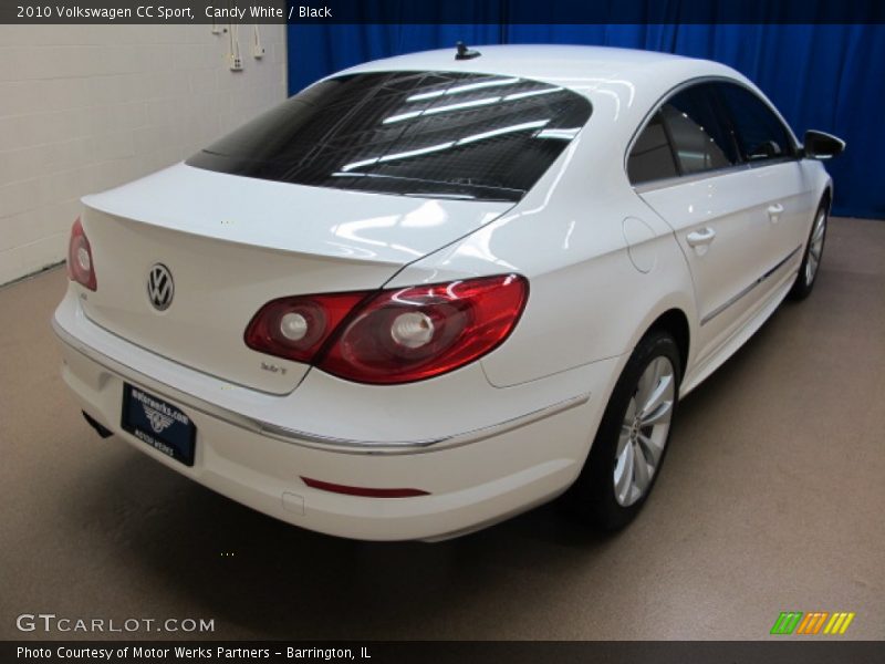 Candy White / Black 2010 Volkswagen CC Sport