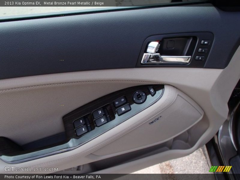 Metal Bronze Pearl Metallic / Beige 2013 Kia Optima EX