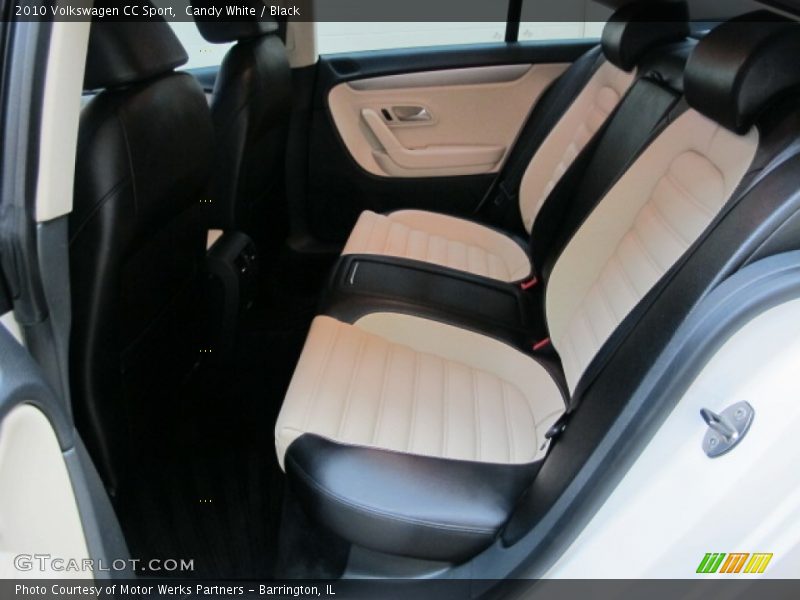 Candy White / Black 2010 Volkswagen CC Sport