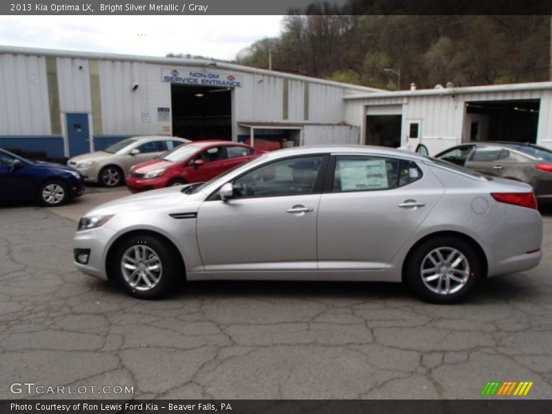 Bright Silver Metallic / Gray 2013 Kia Optima LX