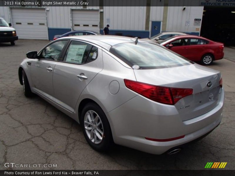 Bright Silver Metallic / Gray 2013 Kia Optima LX