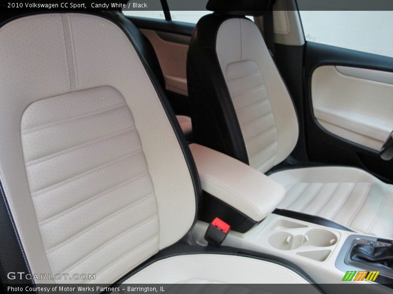 Candy White / Black 2010 Volkswagen CC Sport