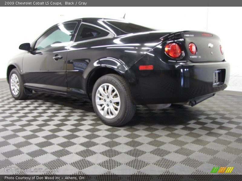 Black / Gray 2009 Chevrolet Cobalt LS Coupe