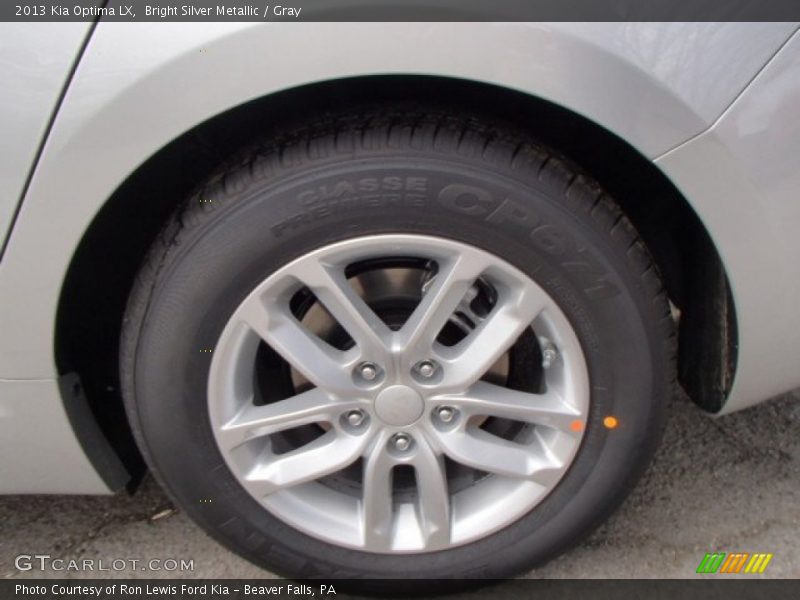Bright Silver Metallic / Gray 2013 Kia Optima LX
