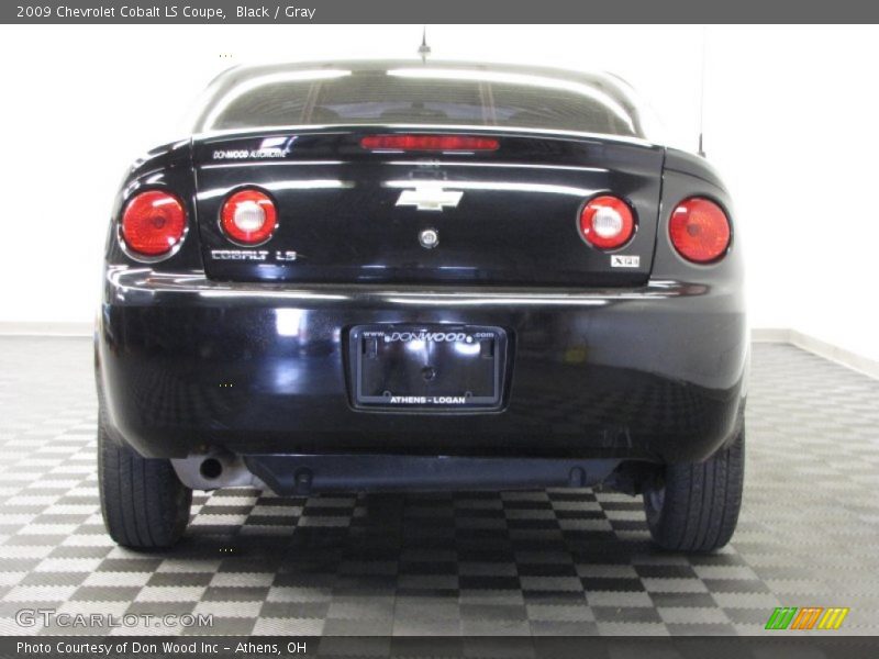 Black / Gray 2009 Chevrolet Cobalt LS Coupe