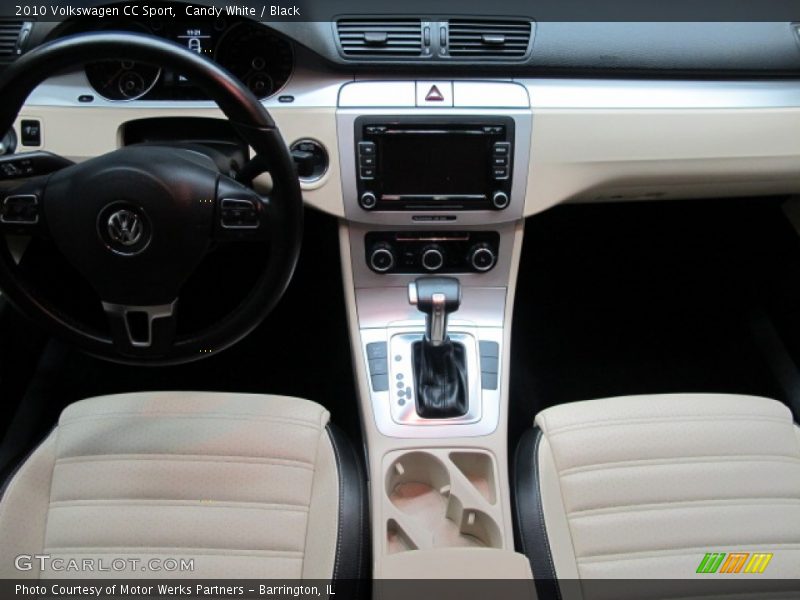 Candy White / Black 2010 Volkswagen CC Sport