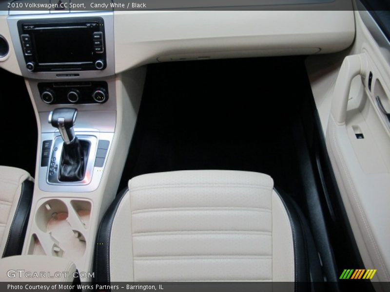 Candy White / Black 2010 Volkswagen CC Sport