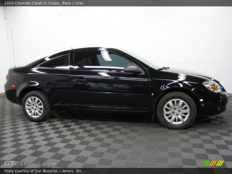 Black / Gray 2009 Chevrolet Cobalt LS Coupe