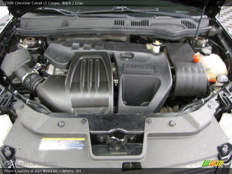 Black / Gray 2009 Chevrolet Cobalt LS Coupe